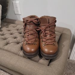 Moncler Italian Made Leather Boots 