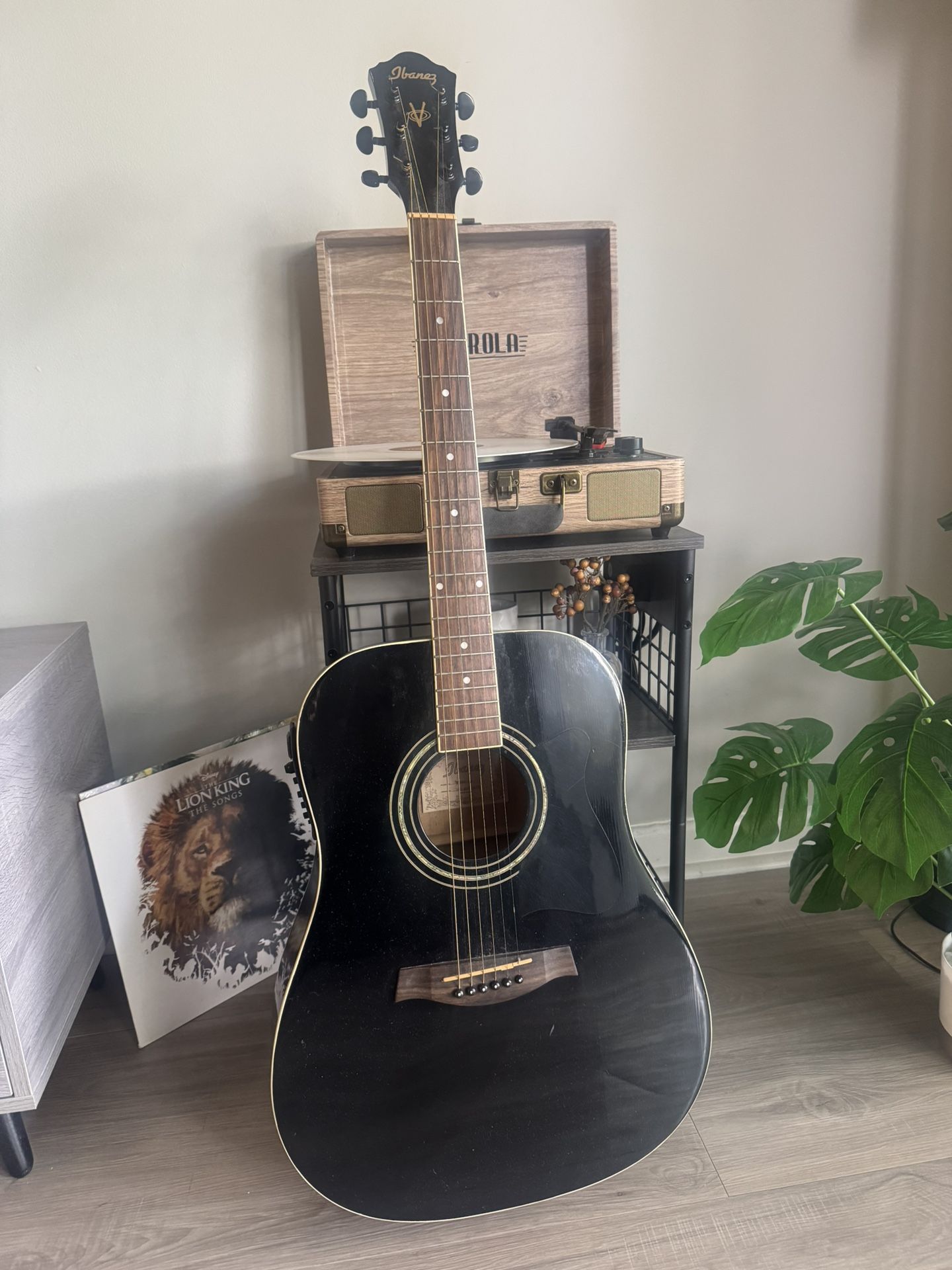 Acoustic Guitar - Ibanez V200s - BK