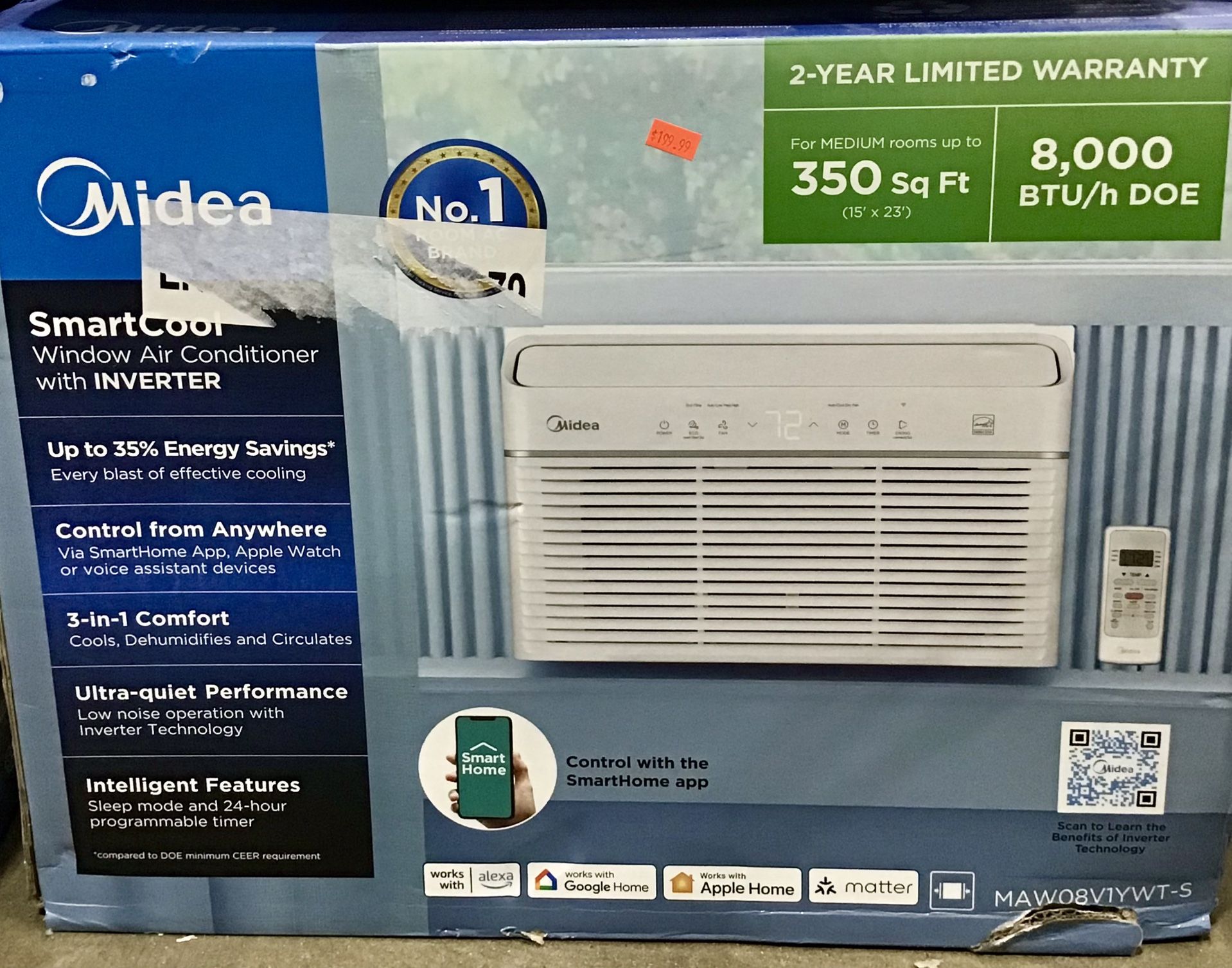 Air Conditioner 8k BTU