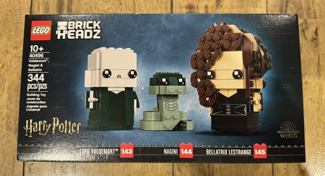 Lego 40496 Voldemort, Nagini, Bellatrix Brickheadz NISB 