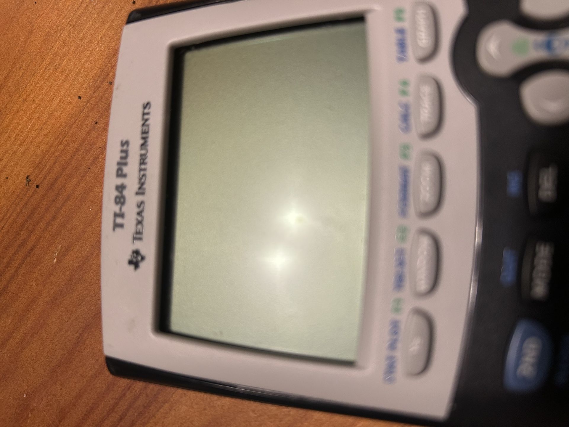 Texas Instruments TI-84 Plus Graphing Calculator With Case + 4 New Batteries