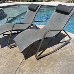 Set of Outdoor rocking chairs