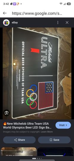 Michelob Ultra Team USA World Olympics Beer LED Sign Bar Light Opti NeonMichelob Ultra Team USA World Olympics Beer LED Sign Bar Light Opti NeonMichel