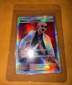 Blains Last Stand 69/70 Pokémon Card