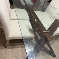 Glass Dining Table 