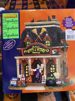 Retired Lemax Spooky Town Zelda’s Witch Supply New In Box 