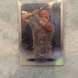 2022 Topps Series 1 Topps Chrome Mike Trout Stars Of The Game LA Angels