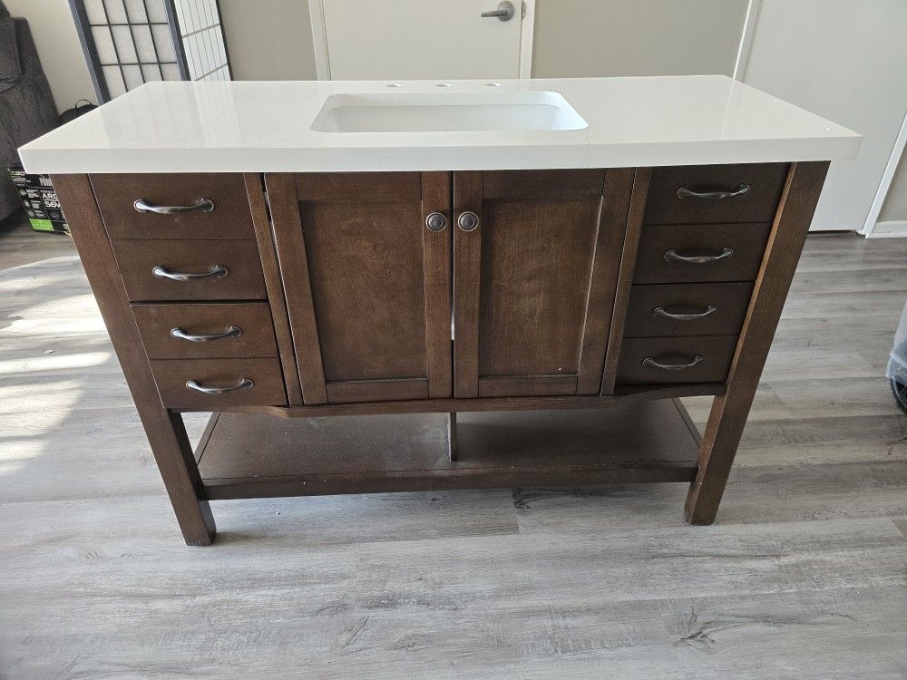 Single Sink For Bathroom