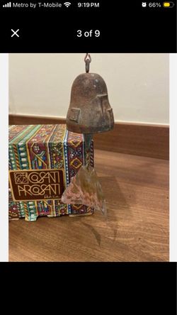 Vintage 1970's Paolo Soleri Arcosanti Bronze Windchime Bell