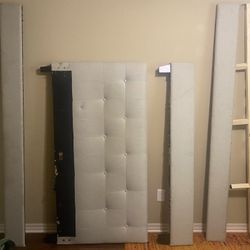 Queen headboard and bed frame. Hardware included