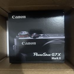 Canon PowerShot G7 X Mark II Camera Brand New 