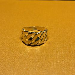 Cuban Link Ring 18k