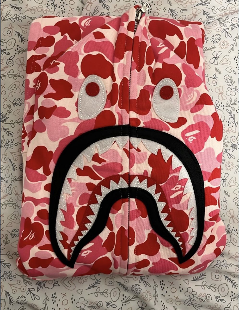 Pink Camo Bape Hoodie Size XL