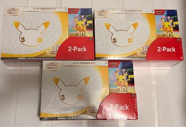 Pokémon 30th Celebrations Elite Trainer Box 2-Pack Bundle