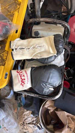 Vintage boxing gloves