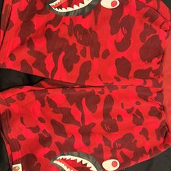 Red camo bape Shorts