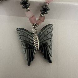 Girls Butterfly Necklace