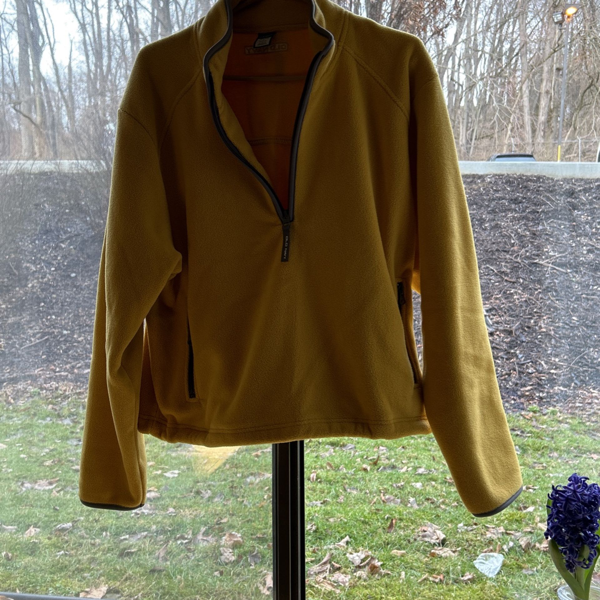 Old Navy Mustard Yellow Zip Up Size L