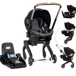 Evenflo Shyft DualRide Infant Car Seat Stroller Combo with Carryall Storage