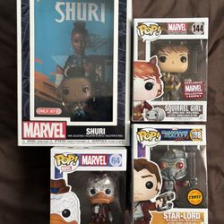 Marvel / Funko Pop Bundle Of 4 Items / RARE / Hard To Find 