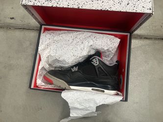 Nike Air Jordan 4 "Bred" Mens SZ 7