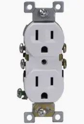 ENERLITES - 15 AMP DUPLEX RECEPTACLE 125V