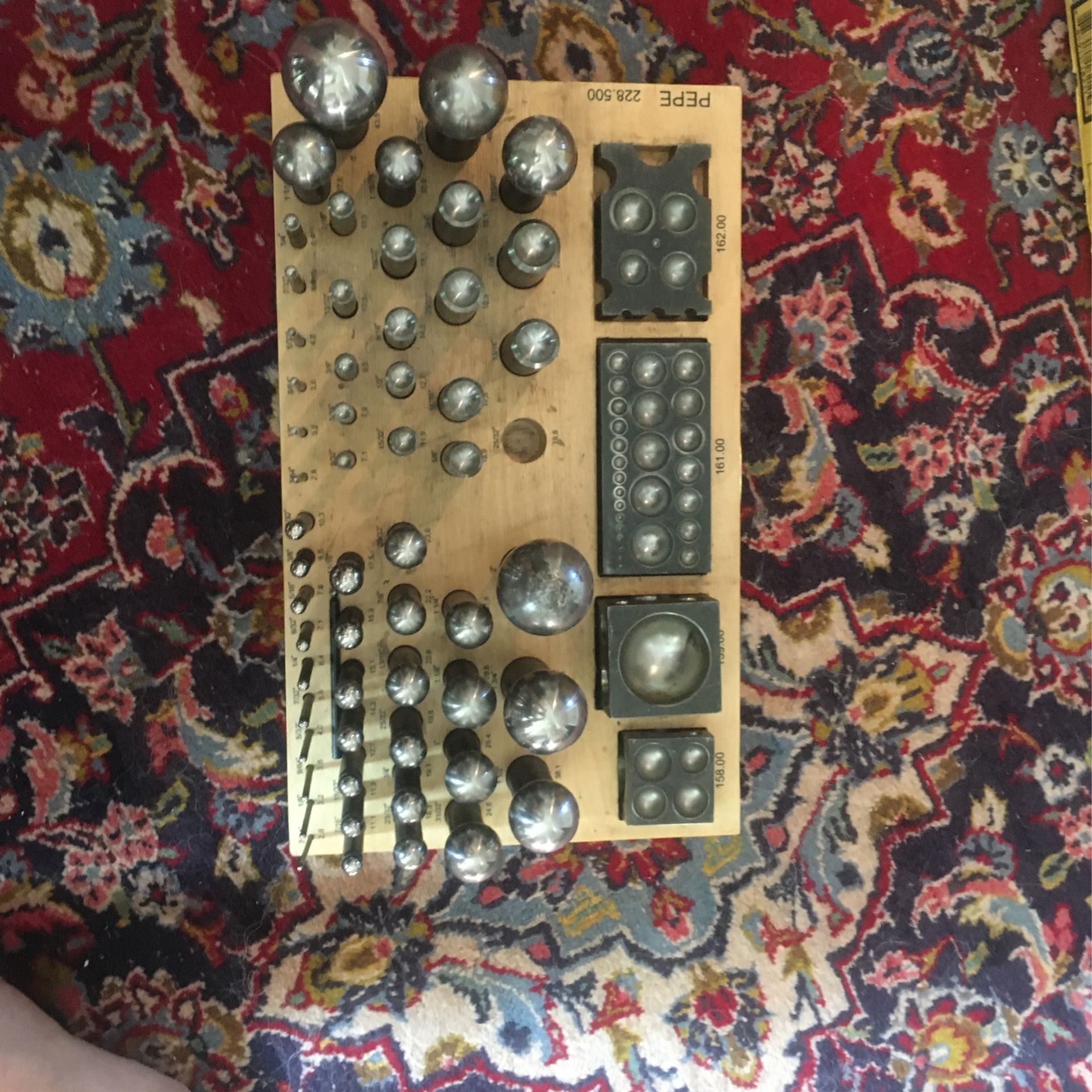 Ambassador Dapping Punch And Cutter Set By Pepe Tools