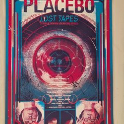 Placebo Lost Takes SIGNED poster print - Limited 58/300