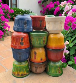Clay pots