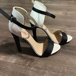 Black and White Heels