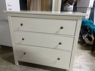IKEA Hemnes 3- Drawer White Dresser