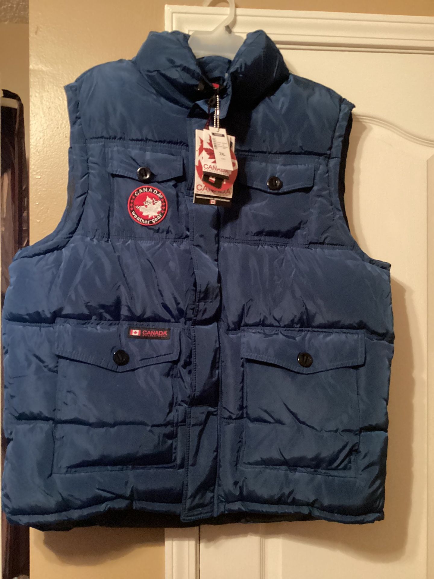 Men’s Puffer Jacket Size 2XL Blue