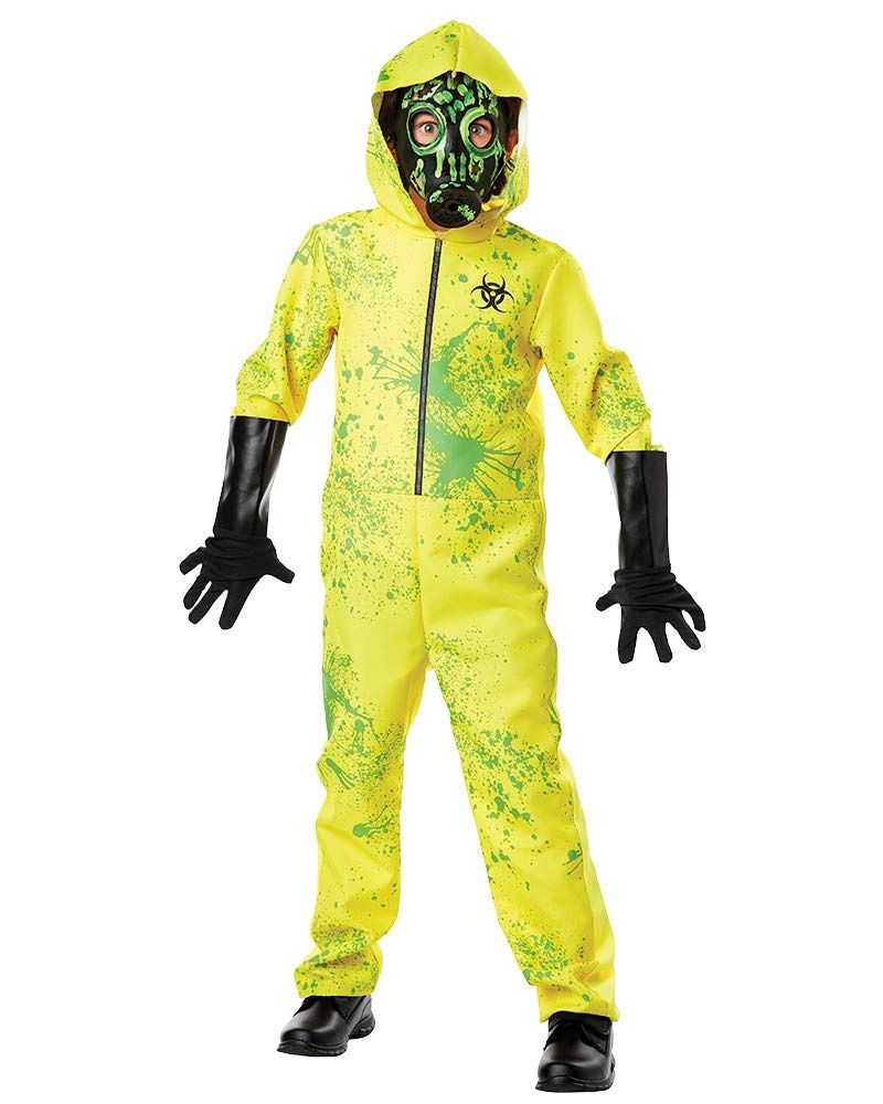 Toxic Hazmat Child Suit Halloween Costume 8-10