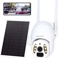 Wireless Security Camera With Solar Panel 