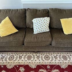 Family Room Sofa Set with Tables For Sale