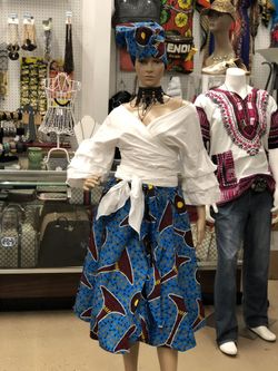 African Skirt Set