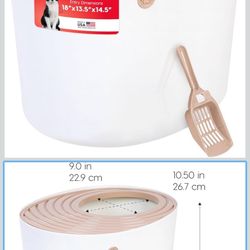 Top Entry Cat Litter Box