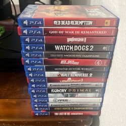 PS4 Game Collection - 16 Games