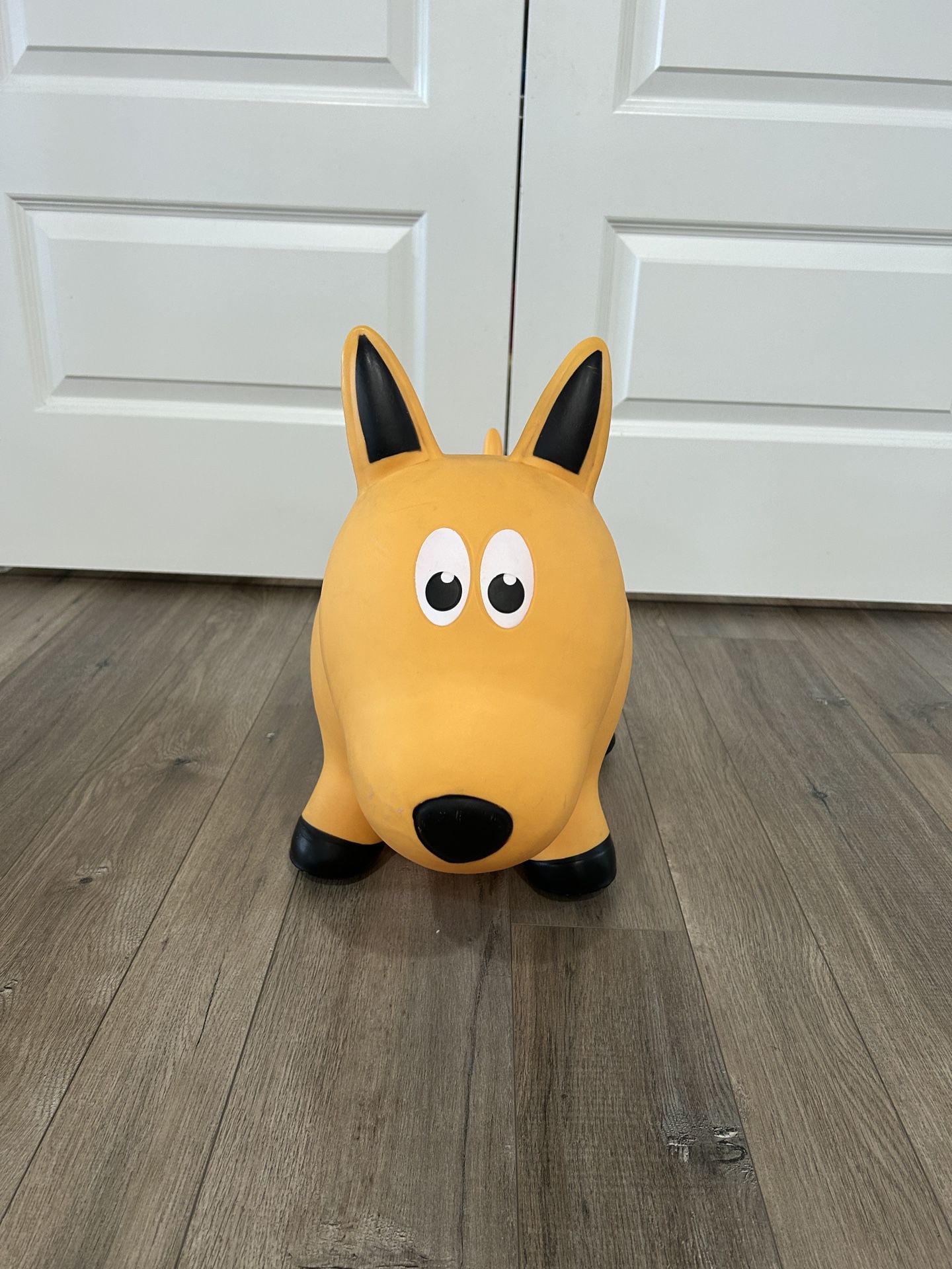 Farm Hoppers Inflatable Bouncing Yellow Dog