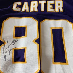 Chris Carter Signed NFL Jersey 