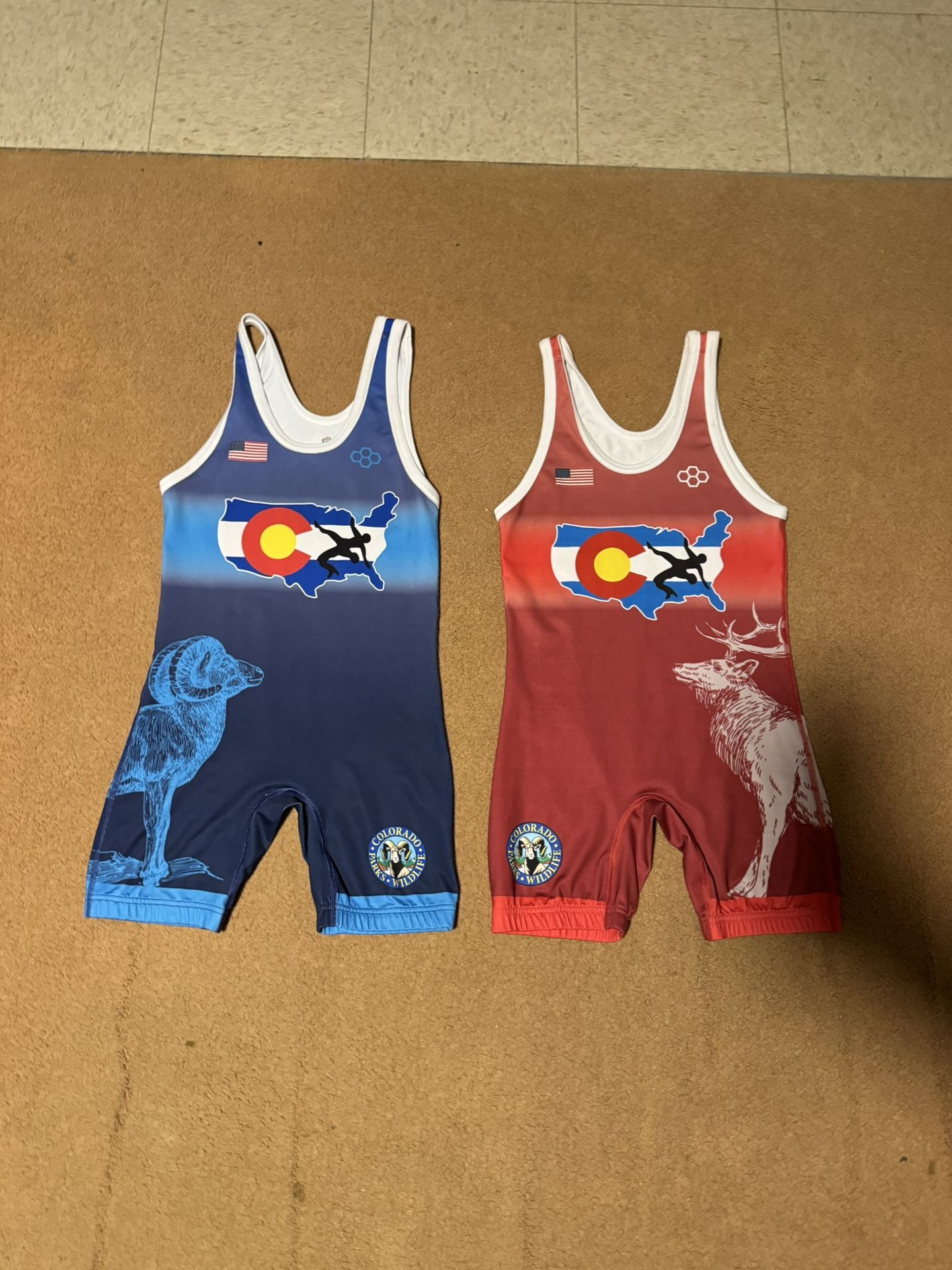 Colorado National Wrestling Singlets