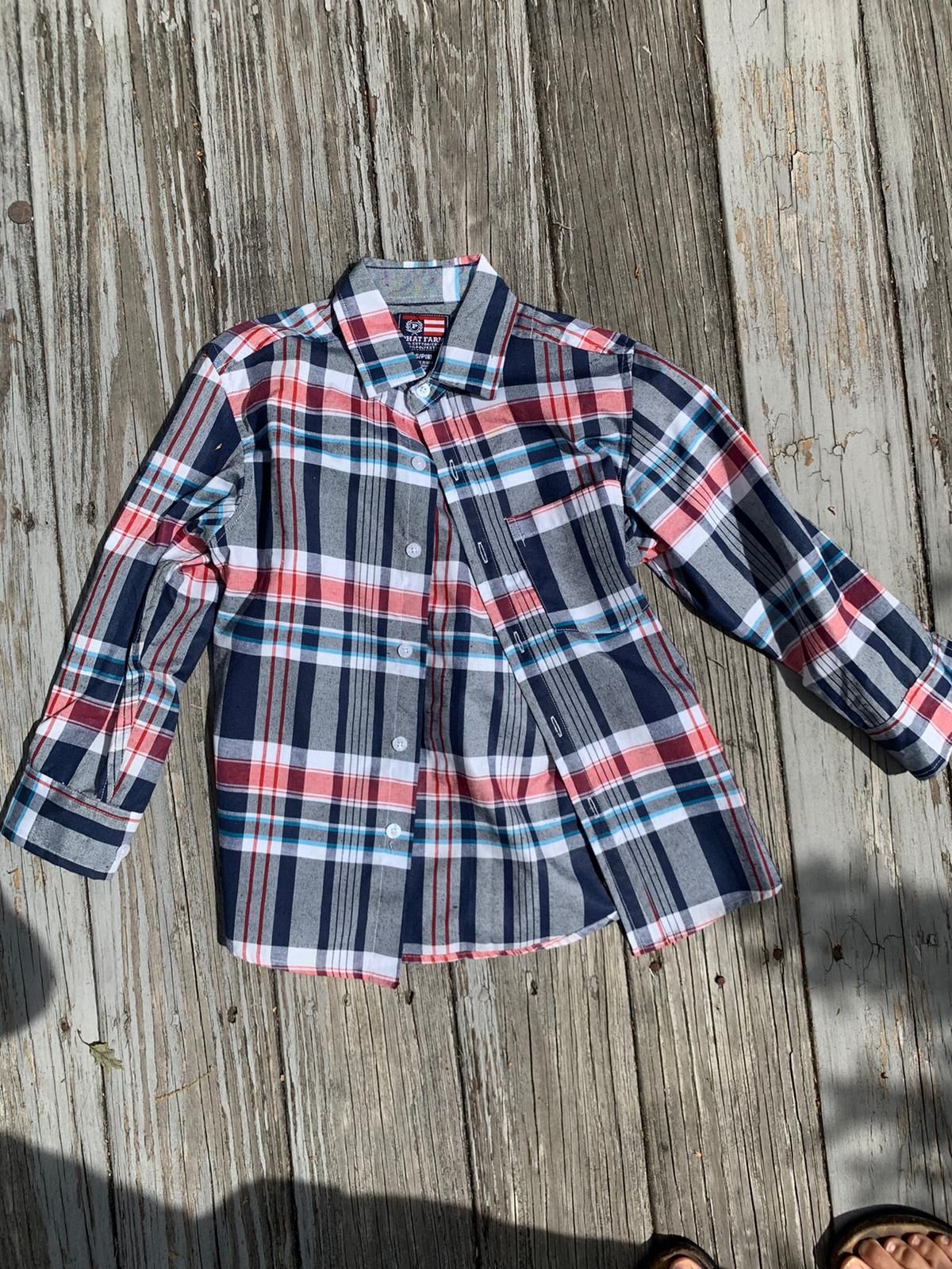 Boys small collar shirt