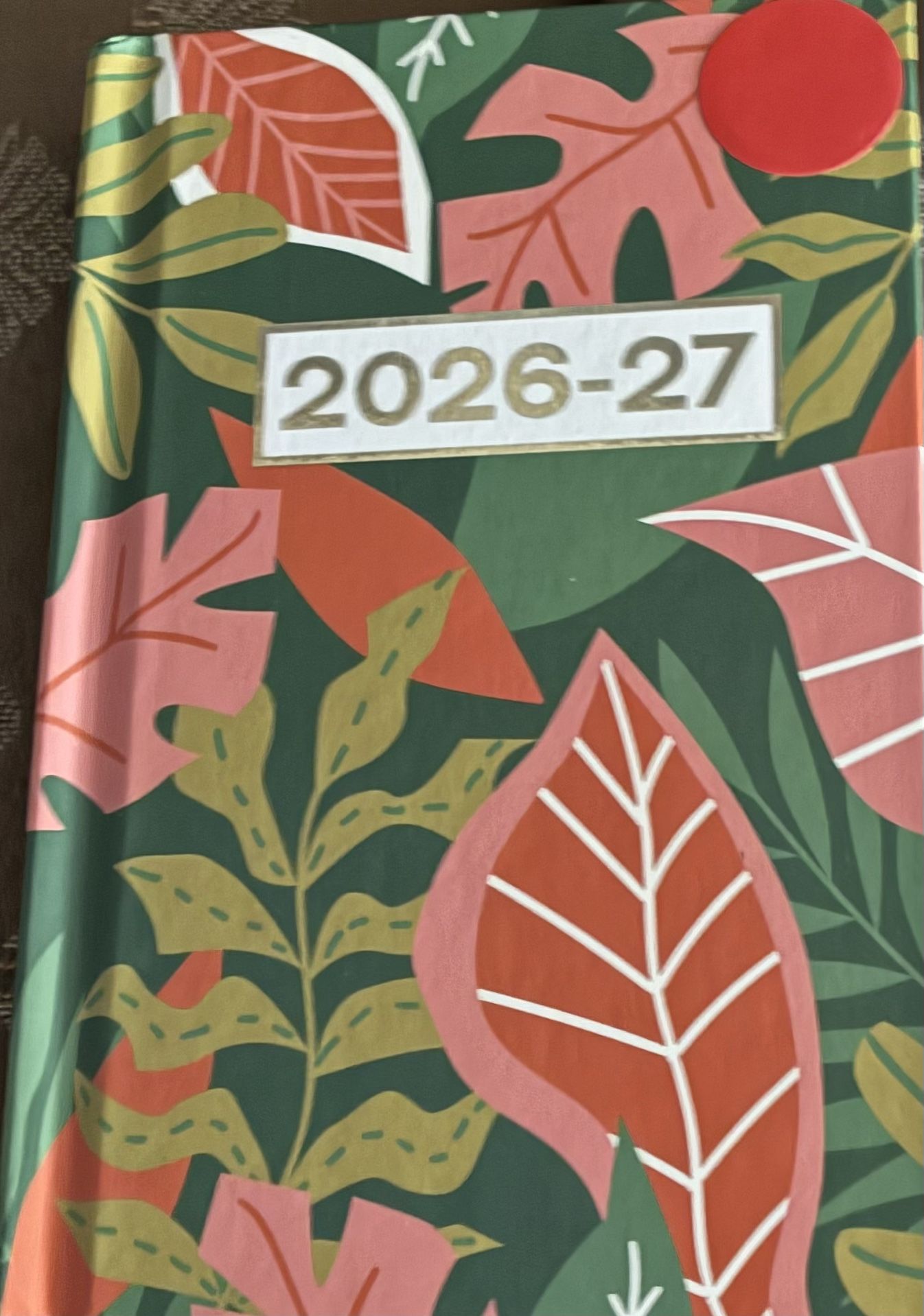 Two year Planner 2026-2027 with hard cover new