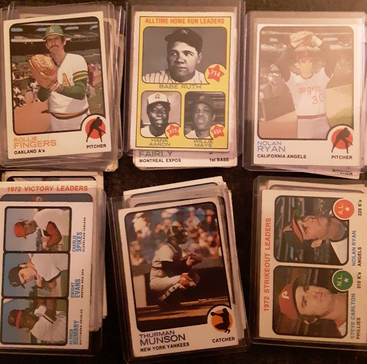 1973 Topps baseball cards