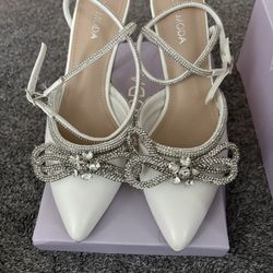 Wedding High Heels -Gold High Heels-White High Heels 