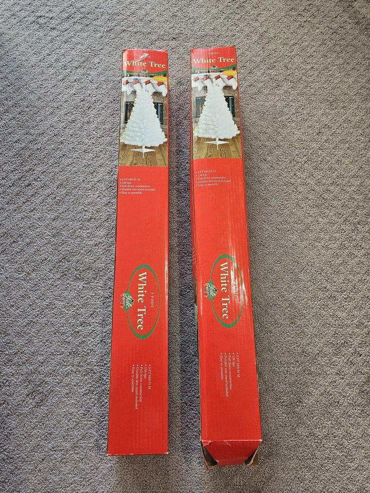 2 - 3 Foot White Trees