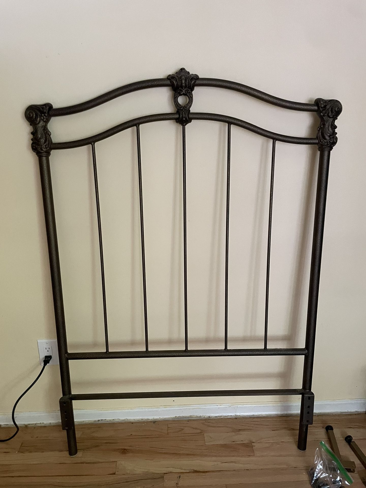 Wrought Iron Twin Bed Headboard