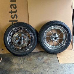 HARLEY RoadKing CVO Screaming Eagle Dual Disc Mags wheels rims parts touring