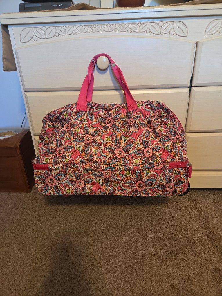 Vera Bradley Rolling Duffle Luggage