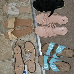 Size 7 Women's Sandal Lot